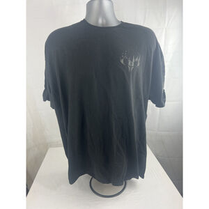 Men’s Buckwear Faith Family Flag Freedom Black Tshirt Size 3XL
